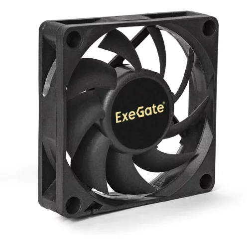 Exegate EX283372RUS Вентилятор ExeGate EX07015H3PM, 70x70x15 мм, гидродинамический, 3pin+Molex, 3000RPM, 26dBA