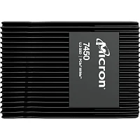 Серверные твердотельные накопители/ Micron SSD 7450 MAX, 12800GB, U.3(2.5" 15mm), NVMe, PCIe 4.0 x4, 3D TLC, R/W 6800/5600MB/s, IOPs 1 000 000/410 000, TBW 70000, DWPD 3 (12 мес.) (MTFDKCC12T8TFS-1BC1ZABYY)