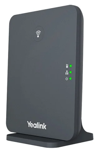 Телефон YEALINK W70B, базовая станция, до 10 SIP-аккаунтов, до 10 трубок на базу, до 20 одновременных вызовов, шт (W70B#TRL)