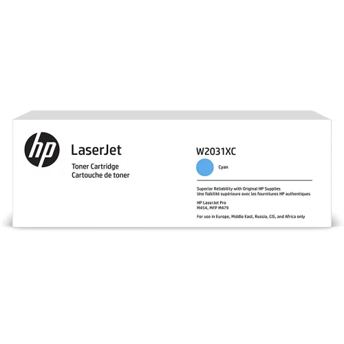 Тонер-картридж/ HP 415X Cyn Contract LaserJet Toner Crtg (W2031XC)