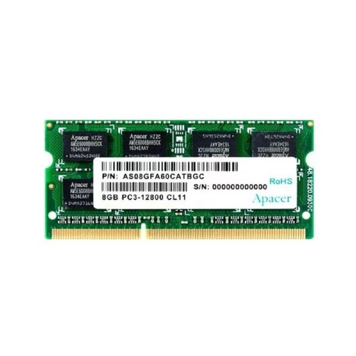 Apacer DDR3 SODIMM 8GB DS.08G2K.KAM PC3-12800, 1600MHz