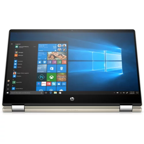 Ноутбук-трансформер HP Pavilion x360 15-dq1007ur 15.6 FHD/ Core i7-10510U/ 16GB/ 512GB SSD/ Radeon 535 2GB/ WiFi/ BT/ Win10/ Pale Gold (104B1EA) фото 4