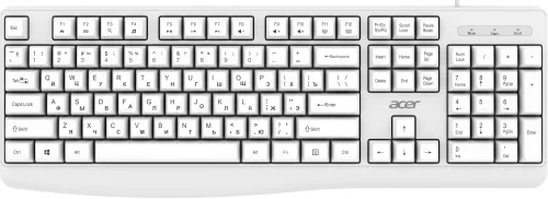 Клавиатура/ Клавиатура Acer OKW301 USB white (ZL.KBDCC.01B)