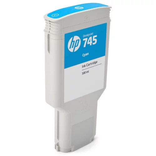 Картридж/ HP 745 300-ml Cyan Ink Cartridge (F9K03A) фото 2