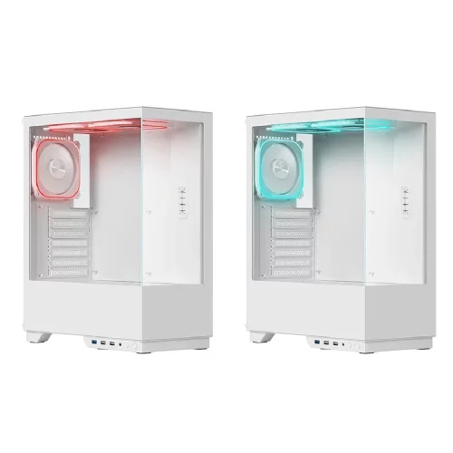 Defender Корпус компьютерный HyperHub белый,ATX,3fans,switch&M/ BSync (25133) фото 2