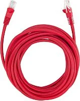 Патч-корд Buro UTP 4 пары cat.5E CCA molded 5м красный RJ-45 (m)-RJ-45 (m) (1645933) (1645933#MLN)