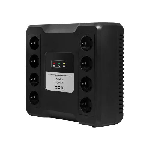ИБП CBR CRYSTAL CTL-600 [Line Interactive, 600 VA / 360 W 8 x EURO, 8 с резервированием и фильтрацией, Breaker] (CTL-600B-8F-LDK)