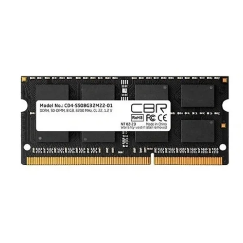 CBR DDR4 SODIMM 8GB CD4-SS08G32M22-01-AIO PC4-25600, 3200MHz, CL22, 1.2V