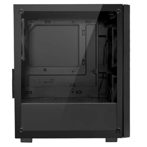 XASTRA Корпус A307M 3BK Black mATX/Mesh/ tempered glass / 3x120mm PWM FC black fans/ A307M-3FC12BK фото 3