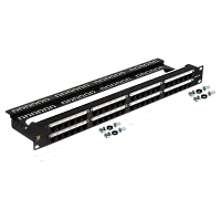 Патч-панель Lanmaster LAN-PPC48U5E 19" 2U 48xRJ45 кат.5E UTP