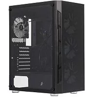 1STPLAYER FIREBASE XP Black / ATX / 4x120mm LED fans / XP-BK-4F1