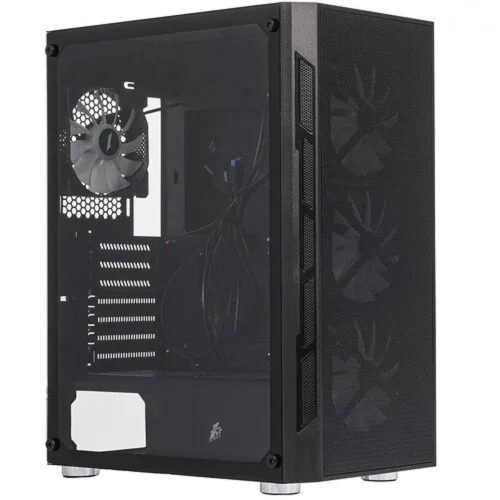 1STPLAYER FIREBASE XP Black / ATX / 4x120mm LED fans / XP-BK-4F1