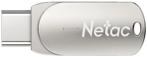 Флеш Диск Netac U785 64Gb [NT03U785C-064G-30PN], USB3.0+TypeC, металлическая