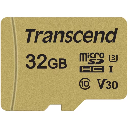 Карта памяти/ Transcend 32GB microSDXC Class 10 UHS-I U3 V30 R95, W60MB/s with adapter