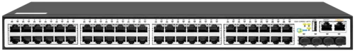 Управляемый коммутатор уровня 3, 48 портов 10/ 100/ 1000Base-T и 4 порта 1/ 10GbE (SFP+). (SNR-S2995G-48TX)