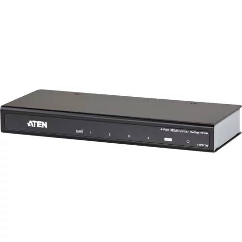 Разветвитель, электрон., HDMI, 1> 4Устройства, 20 метр.(24AWG)/15 метр.(28AWG), F, без шнуров, Б.П. 220> 5.3V, (до 1920x1200 60Hz;HDMI 1.3b/HDCP 1.1;HDTV 480p/720p/1080i/1080pкаскад до 3-х уровней)/ 4 PORT HDMI Splitter W/1.8M W/230V ADP.