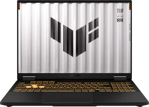 Ноутбук ASUS TUF F16 FX608JMI-TU254 16(1920x1200 (матовый, 144Hz) IPS)/ Intel Core i5 14450HX (2.4Ghz)/ 16384Mb/ 512PCISSDGb/ noDVD/ Ext:nVidia GeForce RTX 5060(8192Mb)/ Cam/ BT/ WiFi/ 70WHr/ war 1y/ 2.2kg/ Jae (90NR0NB1-M00DM0)
