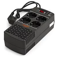 Exegate EP285939RUS Стабилизатор ExeGate Power AD5000-1000 (1000VA/500W, диапазон 150...280В, 4 евророзетки)
