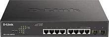 Коммутатор D-Link DGS-1100-10MPPV2/ A 8x1Гбит/ с 2SFP 8PoE+ 242W настраиваемый (DGS-1100-10MPPV2/A)