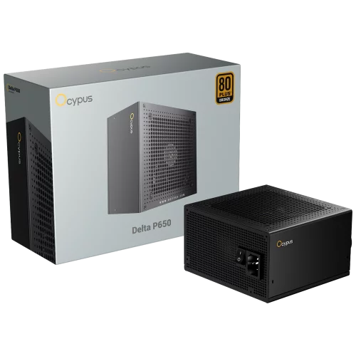 Блок питания 750W Ocypus Delta P750 (ATX, 80+ Bronze, APFC, 20+4 pin, 120mm fan, PCI-E 6+2Px3, 8xSATA) (Delta-P750-B1FDBK024X-EU)
