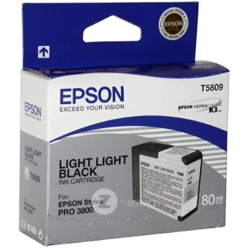 Картридж струйный EPSON T5809 (C13T580900) (C13T580900) Картридж/ Epson Stylus Pro 3800 Ink Cartridge (80ml) Light Light Black (C13T580900)