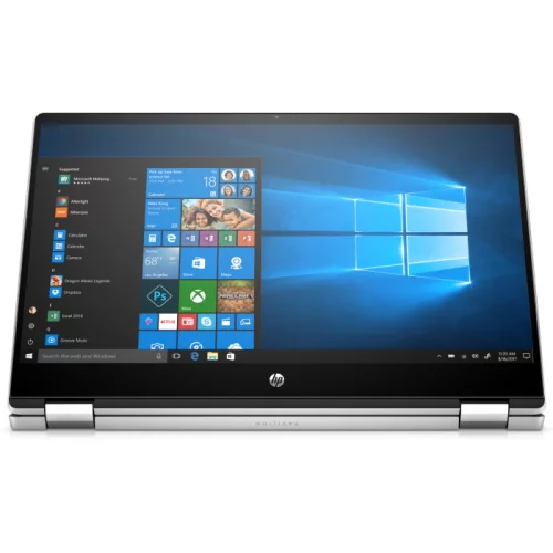 Ноутбук-трансформер HP Pavilion x360 15-dq1003ur (104A8EA) (104A8EA#ACB) Ноутбук-трансформер HP Pavilion x360 15-dq1003ur 15.6 HD Touch/ Core i3-10110U/ 4GB/ 256GB SSD/ WiFi/ BT/ Win10/ серебристый (104A8EA) фото 6