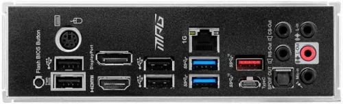 Материнская плата/ MB MSI AMD B550 sAM4, 4xDDR4(128GB), HDMI 2.1/DP, 1xPCIe 4.0x16, 1xPCIe 3.0x16, 2xPCIe 3.0, 1xLAN, 6xSATA 6Gb/s, 2xM.2, 1xUSB-C, 3xUSB 3.2, 4xUSB 2.0, 1xPS/2, ATX (MPG B550 GAMING PLUS) фото 5
