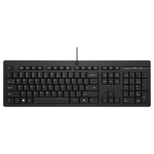 Клавиатура HP 125 механическая черный USB (M27527-061)