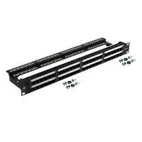 Патч-панель Lanmaster LAN-PPC48U6A 19" 1U 48xRJ45 кат.6A UTP