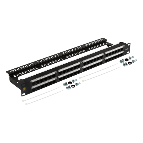 Патч-панель Lanmaster LAN-PPC48U6A 19 1U 48xRJ45 кат.6A UTP