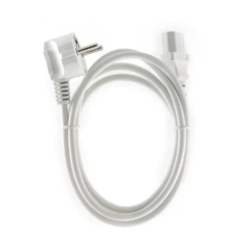 Кабель питания Cablexpert Schuko-C13, VDE, 3х0.75мм2, 10А, с заземлением, 1.8м, белый, пакет [PC-186W-VDE] фото 2