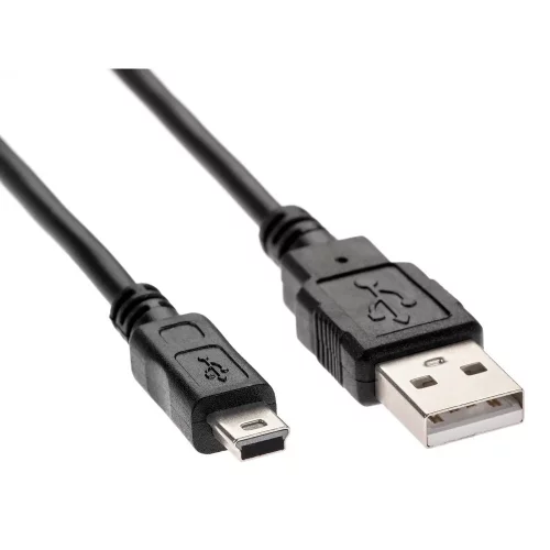 Bion Кабель интерфейсный USB 2.0 AM/ miniBM 5P, 0,5м, черный [BXP-CCP-USB2-AM5P-005]