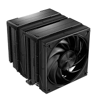 Кулер для процессора/ CPU Cooler SAMA A60B (265W, 4-pin PWM, 156.5mm, 6x6mm, 2x120mm, 78CFM, 29dBA, 2200RPM, S: 1851/1700/1200/115X, AM5/AM4, black) (A60-BKWNNXOX-G)