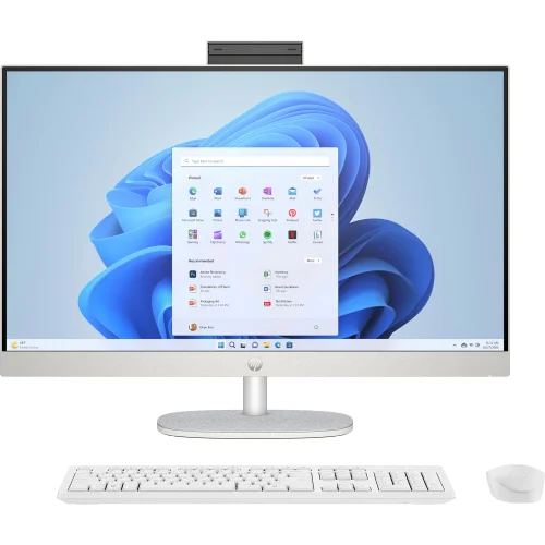 Моноблок HP AIO 27-CR1002 27(1920x1080 IPS)/ Intel Core Ultra 7 155U(1.7Ghz)/ 16384Mb/ 512PCISSDGb/ noDVD/ Int:Intel Graphics/ Cam/ BT/ WiFi/ war 1y/ SHELL WHITE/ DOS + Eng kbd, mouse (CW2V1PA)