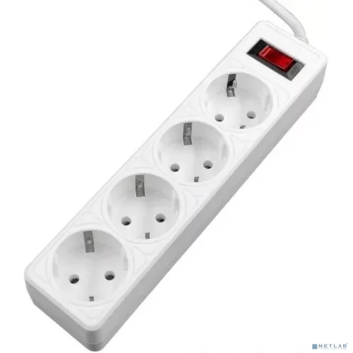 5bites Сетевой фильтр GARDA SP4W-530 4S / 3*0.75MM2 / 3M / WHITE