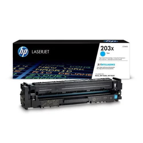 Тонер-картридж/ HP 203X Original Cyan LaserJet Toner Cartridge (CF541X) фото 2