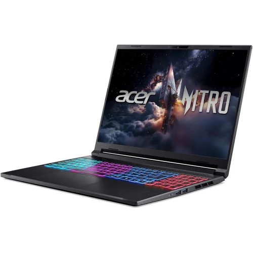 Ноутбук Acer Nitro V 16S ANV16S-71-7771 Core 7 240H/ 16Gb/ SSD1Tb/ RTX5060 8Gb (85W)/15.6/IPS/WUXGA/1920x1200/180Hz/Win11 (SL English)/Black/2.1kg (NH.U24AA.003) фото 8