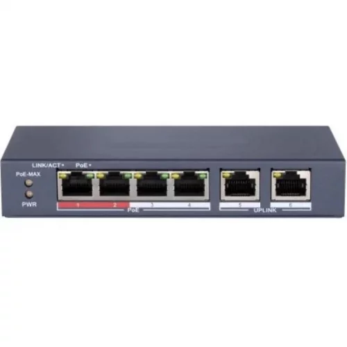Коммутатор Hikvision HiWatch DS-S604P (DS-S604P) (DS-S604P) Коммутатор HiWatch DS-S604P (DS-S604P)