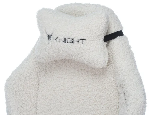 Кресло игровое Knight T1 молочный экомех с подголов. крестов. металл (KNIGHT T1 MILK) фото 11