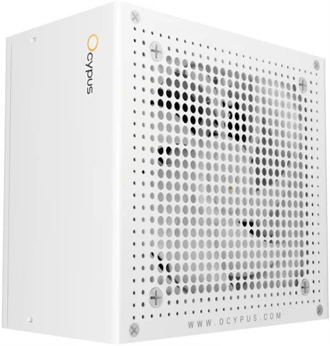 Блок питания Ocypus Delta P850 WH, 850W, APFC, 80+ Bronze, ATX 3.1, 120mm Fan