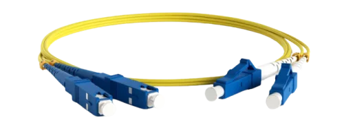 Патч-корд оптический TWT, PVC, дуплексный, LC/ UPC-SC/ UPC, SM OS2, 2.0 м (TWT-2LC-2SC/ SU-2.0) (TWT-2LC-2SC/SU-2.0)