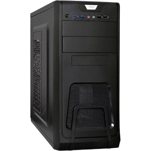 Exegate EX278393RUS Корпус Miditower Exegate CP-603 Black, ATX, , 2*USB+2*USB3.0, Audio