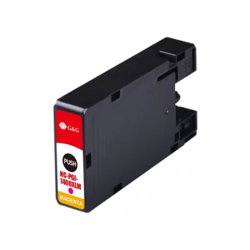 Картридж струйный G&G NC-PGI-1400XLM PGI-1400XL M пурпурный 12 мл. для Canon MB2050/MB2350/MB2040/MB2340 фото 2