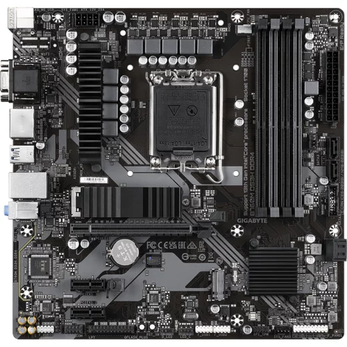 Материнская плата/ MB GIGABYTE INTEL B760 s1700, 4xDDR4(128GB), HDMI 2.0/DP, 1xPCIe 4.0x16, 4xPCIe 3.0x16, 1xLAN, 4xSATA 6Gb/s, 2xM.2, 1xUSB-C, 1xUSB 3.2, 4xUSB 2.0, 1xPS/2, ATX (B760 DS3H DDR4)