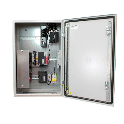 Уличный коммутатор OSNOVO OS-46TB3(SW-60812/I) Уличный коммутатор с термостабилизацией, грозозащитой и резервным питанием на базе уличной станции OSNOVO OS-44TB1. Порты: 6 x FE (10/100Base-T) с PoE (до 30W) + 2 x FE (10