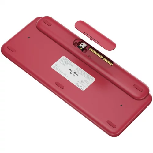 Клавиатура Logitech Wireless POP Keys Heartbreaker Rose Bluetooth (920-010718) фото 5