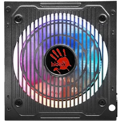 Блок питания Bloody ATX 750W BD-PS750G 80+ gold (20+4pin) APFC 120mm fan color LED 6xSATA Cab Manag RTL (BD-PS750G-MR) фото 2