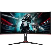 Эскиз Монитор 34" AOC CU34G2X Black-Red cu34g2x