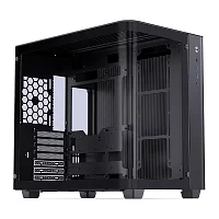 Корпус без блока питания/ Case JONSBO TK-3, Midi-Tower, TG, no fans, 2xUSB-A 3.2 + 1xUSB-C 3.2, ATX, mATX, mITX Black (TK-3 BLACK)