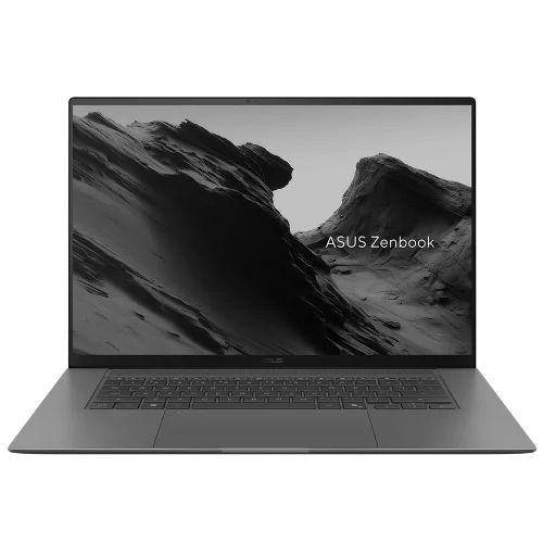 Ноутбук ASUS Zenbook S14 OLED UX5406AA-SW046W (90NB16Q6-M00590) Ноутбук ASUS Zenbook S14 OLED UX5406AA-SW046W Intel Core Ultra 9 386H/ 32Gb (soldered D5)/ SSD1Tb/ UMA/ 14/ OLED/ WQXGA+/ 2880x1800/ 120Hz/ Win11/ Antrim Gray/ 1.2kg (90NB16Q6-M00590)